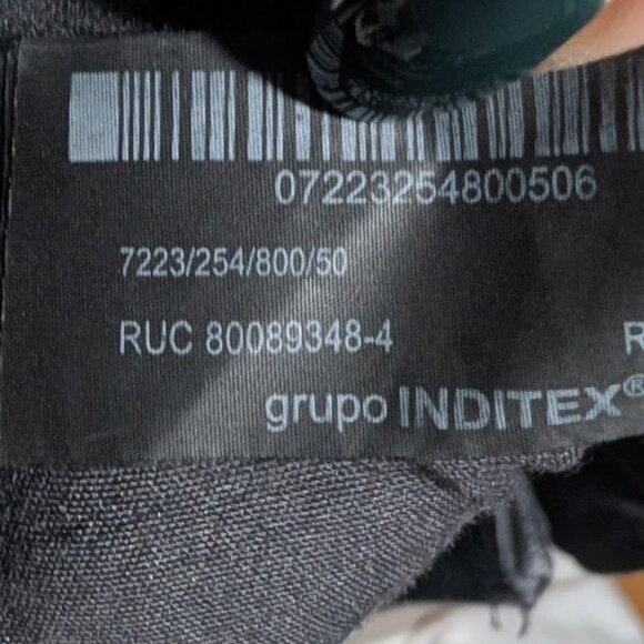 Zara | ZW Mid-Rise Bootcut Contour Jeans In Washed Black - Picture 7 of 13